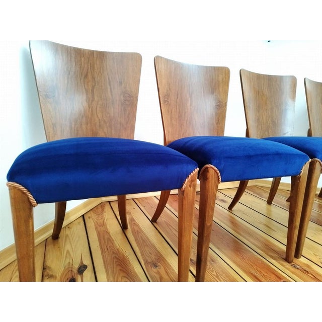 H-214 Chairs attributed to Jindřich Halabala for Up Zavody, 1950s, Set of 4 For Sale - Image 14 of 18