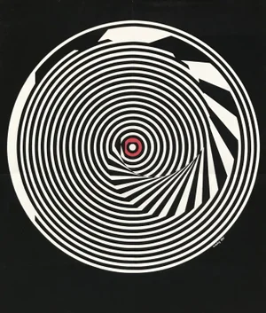 Ludwig Wilding, Op Art, Serigraph, 1965