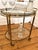 Vintage French Brass Tea Trolley with Removable Tray and 8-Tier Bottle Holder, 1950s For Sale - Image 3 of 8