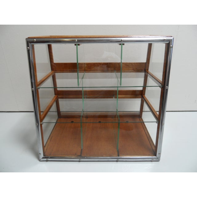 Vintage Dutch Bakery Display Cabinet, 1930s For Sale - Image 12 of 17