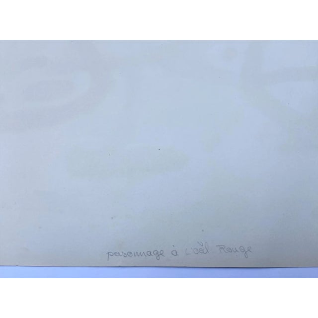 Joan Miró - Character with a red eye Lithograph Signed in the plate 1961 Published by Maeght Paris Extract from the number...