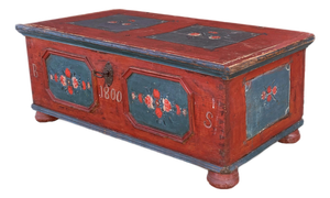 Floral Painted Chest, 1800