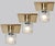 Kalmar Square Glass & Brass Ceiling Light attributed to J.T. Kalmar, Austria, 1960s For Sale - Image 4 of 14