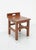 Brown Stool in Oak by Gaston Eysselinck, Belgium, 1940s For Sale - Image 8 of 8