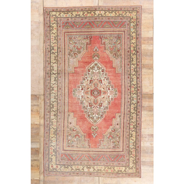 Vintage Turkish Oushak Rug, 07'03 X 12'06 For Sale - Image 10 of 10
