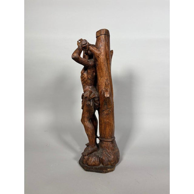 Renaissance Sculpture, The Martyrdom of Saint Sebastian, 17th century - 60 cm - Wood For Sale - Image 3 of 9