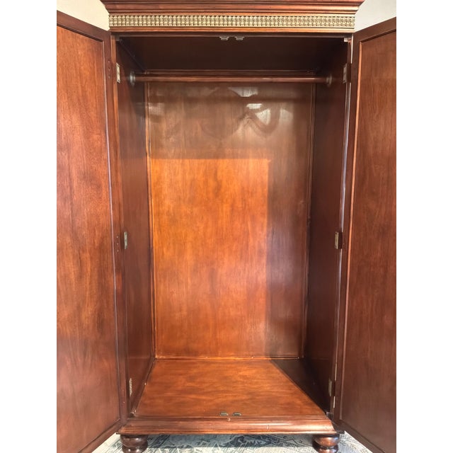 Jonathan Charles Gentleman's Armoire For Sale - Image 9 of 14