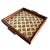 1980s Vintage Square Diamond Weave Bamboo Tray For Sale - Image 5 of 10