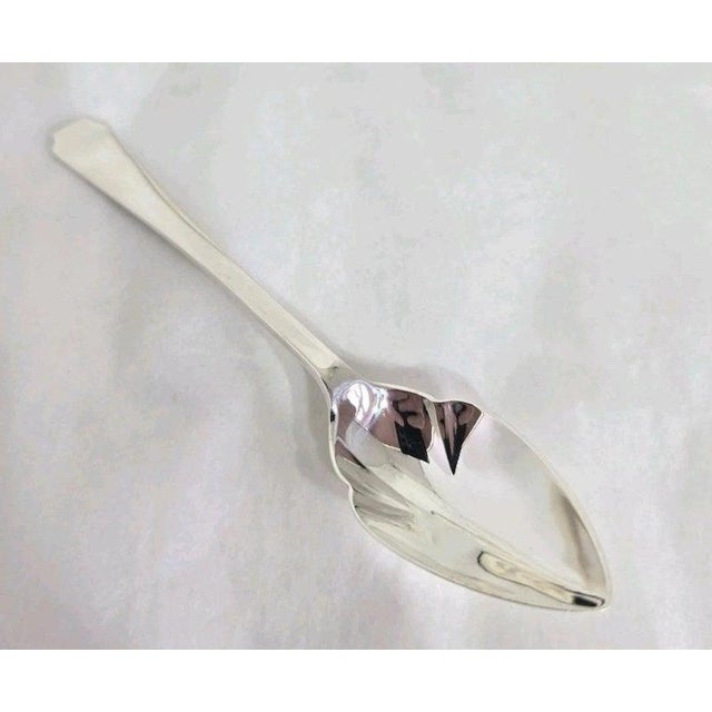 Art Deco Sterling Silver Dessert Fruit Spoons, Sheffield, 1938 For Sale - Image 16 of 18