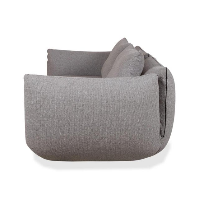 Jalis 21 Set of Fabric Two-Seater Stool and Grey Sofa, Set of 2 For Sale - Image 17 of 18