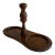 Mid 20th Century Ozark Walnutware Solid Walnut Condiment Caddy For Sale
