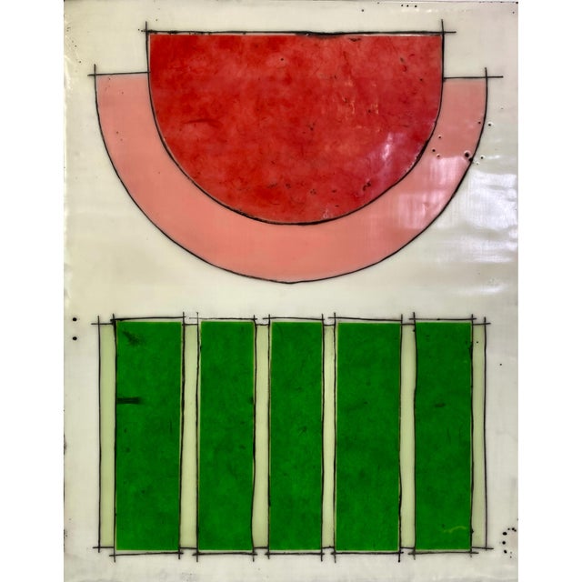 Large Encaustic Mixed Media Installation by Gina Cochran - "Such a Fuss" - 12 Panels For Sale - Image 6 of 14