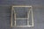 Late 20th Century Hollywood Regency Brass and Glass Side Table For Sale - Image 5 of 8