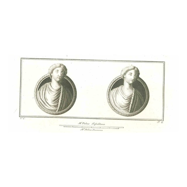 Vincenzo Campana, Ancient Roman Relief, Original Etching, 18th-Century For Sale