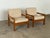 Mid-Century Modern Teak Lounge Chairs in Wool Bouclé, 1960s, Set of 2 For Sale - Image 4 of 12