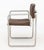 Mid 20th Century Bauhaus Upholstered Chrome Armchair For Sale - Image 5 of 8