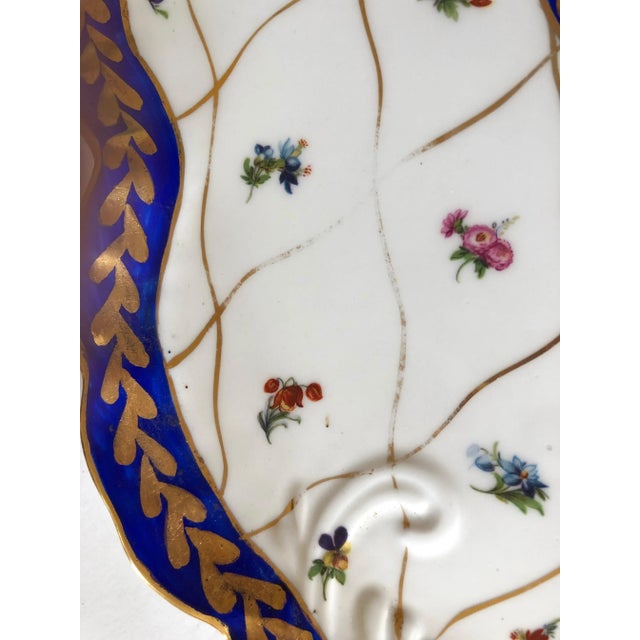 French Sevres Decorated Serving Platter For Sale - Image 3 of 5