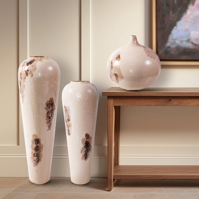 Kenneth Ludwig Chicago Petrini Tuscan Small Round Iron Vase For Sale - Image 4 of 9