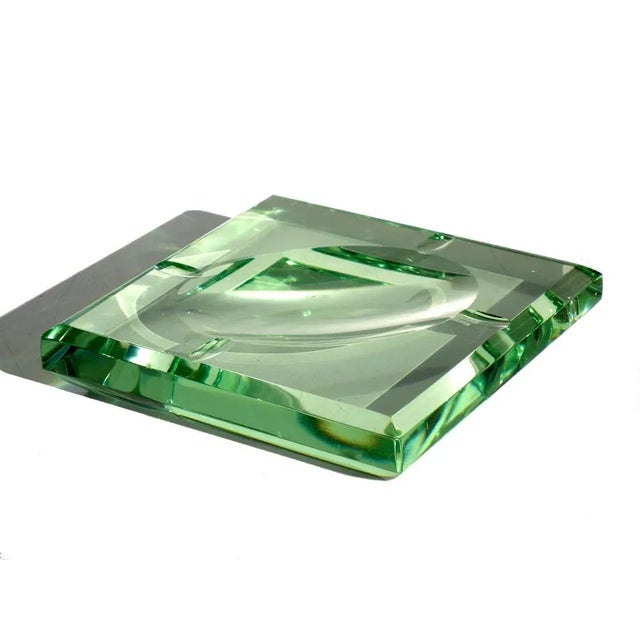 Mid-Century Italian Glass Ashtray Bowl from Fontana Arte, 1950s For Sale - Image 6 of 6