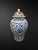 Late Qing dynasty (1644–1912), Guangxu period, circa 1880–1910 A handsome Chinese blue and white baluster jar and cover of...