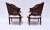 Louis XVI Style Double Cane Bergere Chairs in Walnut For Sale - Image 9 of 11