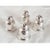 Gold Antique Art Deco American Silver Pepperettes from L Brothers, 1920s, Set of 2 For Sale - Image 8 of 10