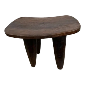 Lg African Senufo Wood Stool / Table I Coast