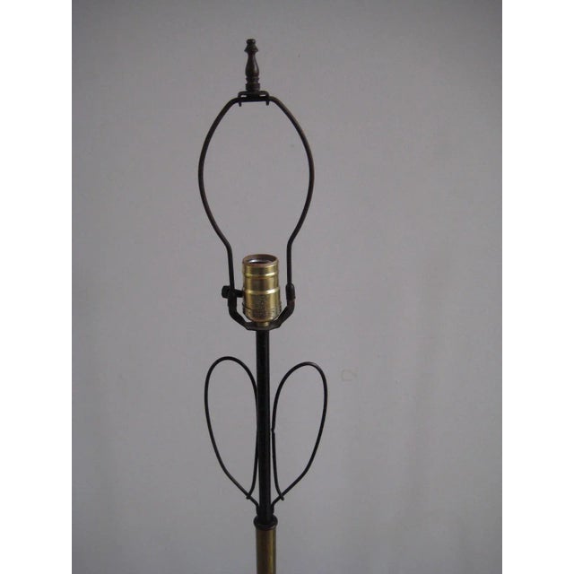 Tommi Parzinger Mid-Century Parzinger Iron Floor Lamp For Sale - Image 4 of 9