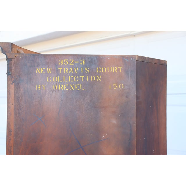 1950s Mahogany Corner Cabinet by Drexel For Sale - Image 10 of 14