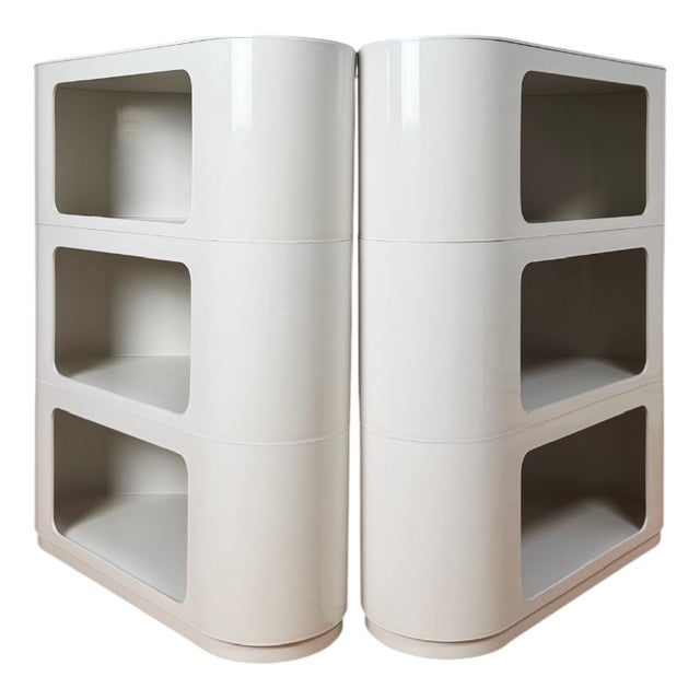 Valletto Triangolo Stackable Container by A. Brusa for Valenti, Italy, 1970s For Sale