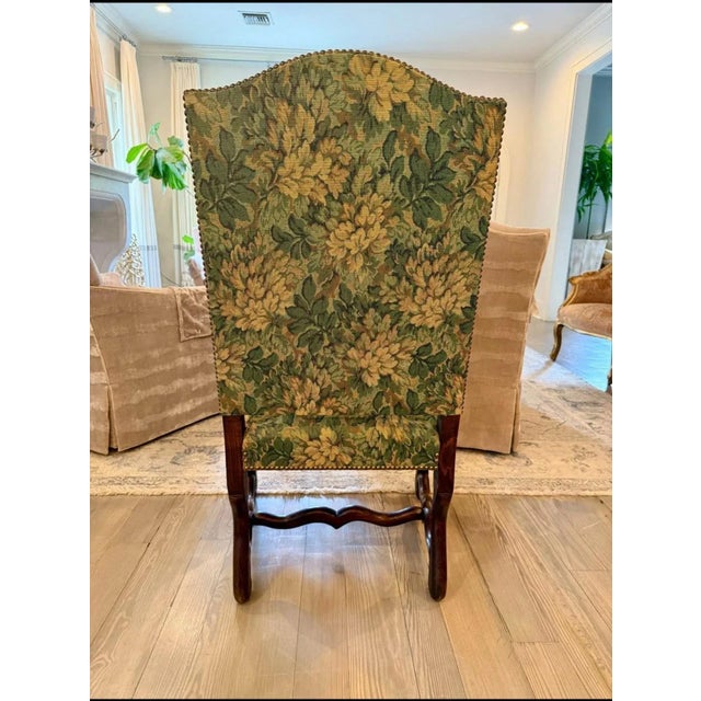 Mid 20th Century French Imported Os De Mouton Armchair For Sale - Image 4 of 10