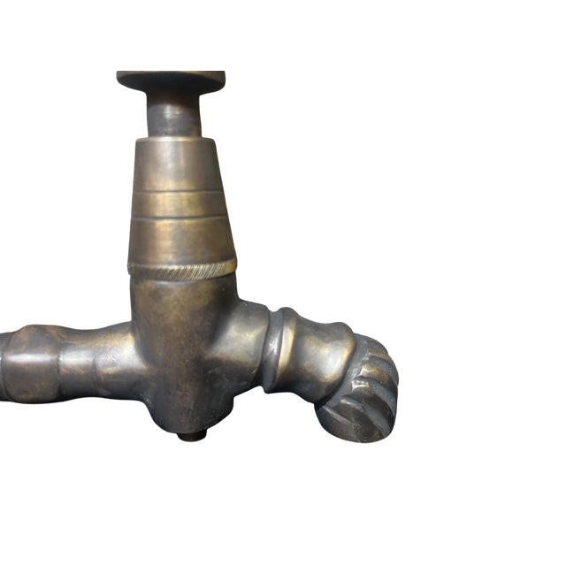 Brass Wall Faucet, 1980s For Sale - Image 9 of 10