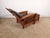 Kimball Antique Style Mission Prairie Arts & Crafts Oak Morris Chair & Ottoman For Sale - Image 17 of 18