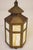 Copper 1910s Arts & Crafts Copper Iron Stained Glass Mission Hexagon Chimney Lantern Hanging Lamp 1910's For Sale - Image 8 of 14