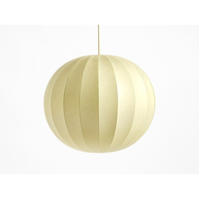 Round Cocoon Pendant Lamp, 1960s For Sale - Image 15 of 15