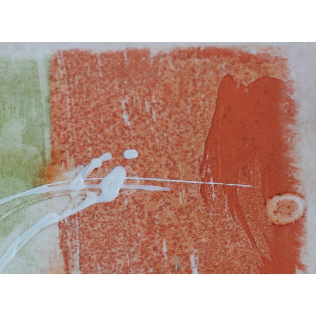 2010s "Wonderland #16" Abstract Framed Minimal Painting For Sale - Image 5 of 6