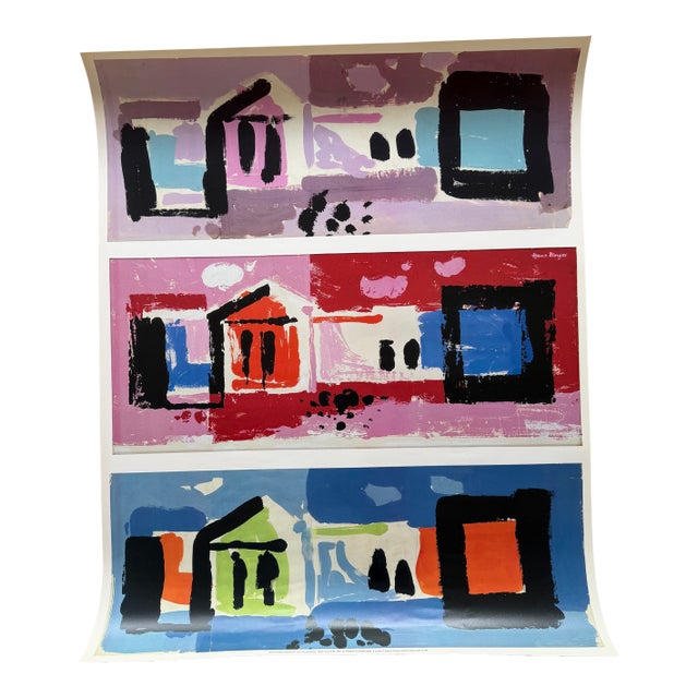 Hans Unger (1915-1975), Three Concept Artworks for Town House,1959, Copyright London Transport Museum 2008, Limited Edition Print. Printed in Uk. For Sale