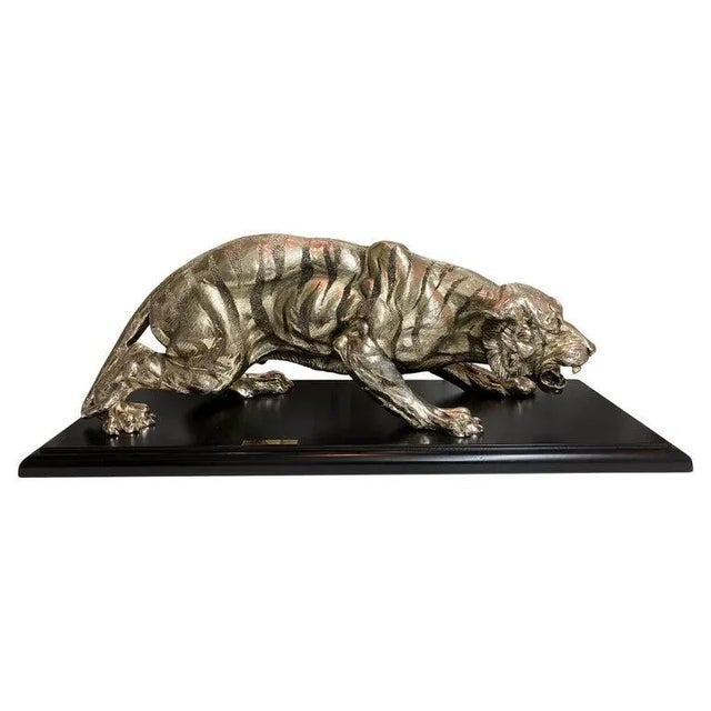 1990s Santini Bengal Tiger Sculpture For Sale - Image 13 of 13
