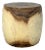 Raw Acacia Wood Drum Side Table / Stool For Sale
