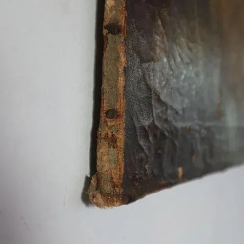 French Artist, Noblewoman, Oil Painting on Canvas, 1700 For Sale - Image 5 of 7