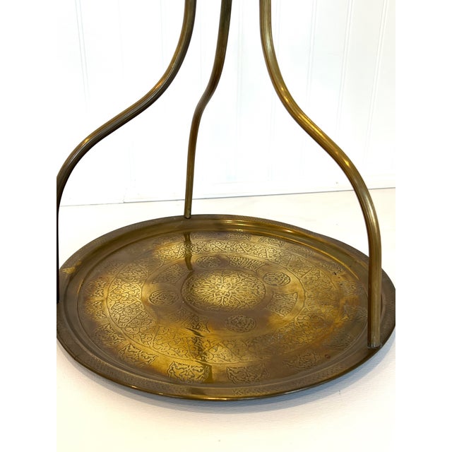 Brass Vintage 1960s Turkish Tea Set- 20 Pieces For Sale - Image 8 of 10