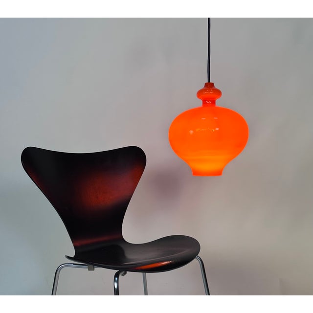 Glass Hanging Lamp by Hans Agne Jacobsson for Staff, 1960s For Sale - Image 4 of 18