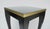 Donghia C.1980's "Essence," Square Occasional, Side, Satin Brass Gallery Satin Ebony Finish With Brushed Satin Brass Details For Sale - Image 14 of 18