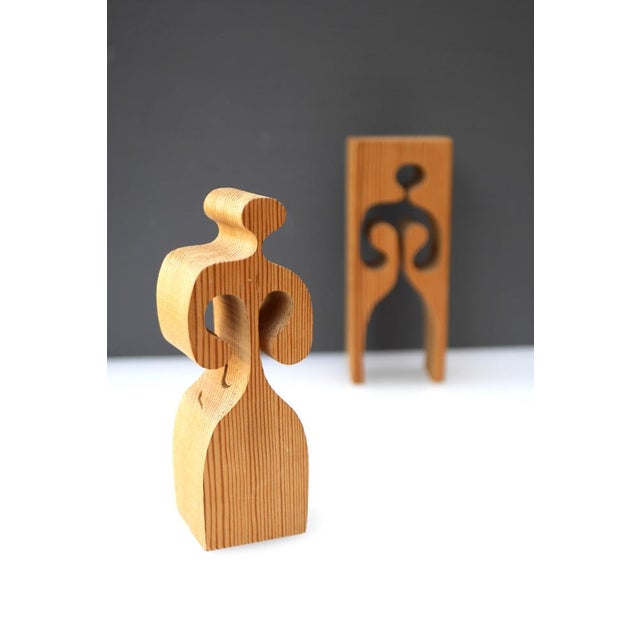 Wooden Puzzle Sculpture by Gunnar Kanevad for Gamla Linköping Sweden, 1962 For Sale - Image 14 of 17