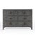 2020s Chatham 44 in. W Rectangular Raffia 6 Drawer Dresser, Charcoal Raffia For Sale - Image 5 of 9