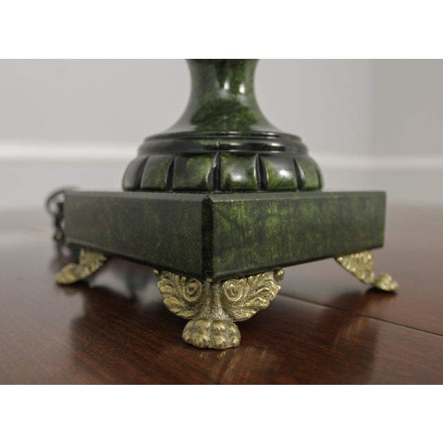 Wildwood Wildwood Green Marbleized Finish Table Lamp For Sale - Image 4 of 13