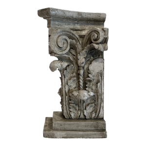 1980s Plaster Architectural Fragment