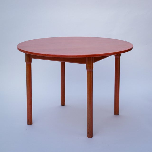 Red Carimate Dining Table by Vico Magistretti for Cassina, 1960s For Sale - Image 3 of 5