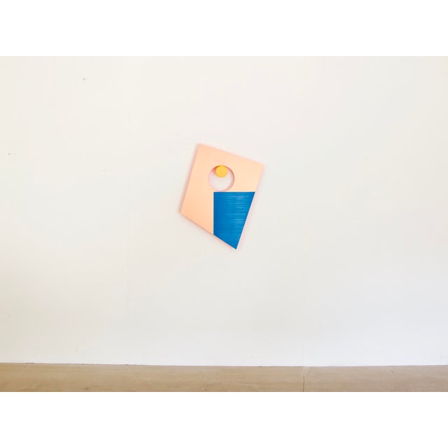 Contemporary Abstract Copper Steel Oil & Spray Paint "Plinth 23" by Tom Henderson For Sale - Image 6 of 10
