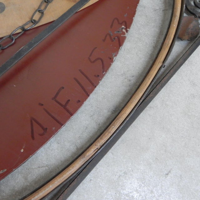 Metal Art Deco Mirror in Steel Frame, 1930s For Sale - Image 7 of 12